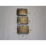 Колодка гальм. MITSUBISHI PAJERO (вир-во Ashika) 