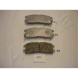 Колодка гальм. MITSUBISHI PAJERO (вир-во Ashika)  Колодка гальм. MITSUBISHI PAJERO (вир-во Ashika)
