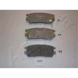 Колодка гальм. MITSUBISHI PAJERO (вир-во Ashika)  Колодка гальм. MITSUBISHI PAJERO (вир-во Ashika)
