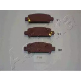 Колодка гальм. SUBARU FORESTER (вир-во Ashika)