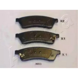 Колодка гальм. CHEVROLET EPICA (вир-во Ashika)