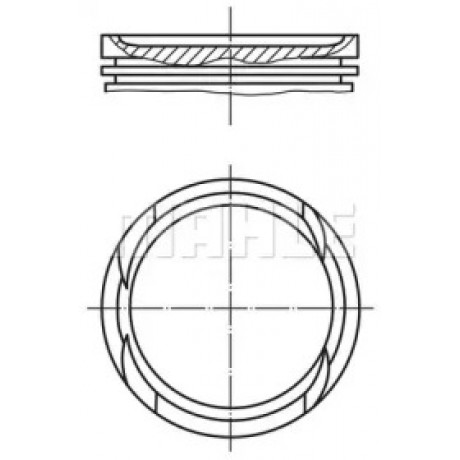 Поршень (виробн. Mahle)