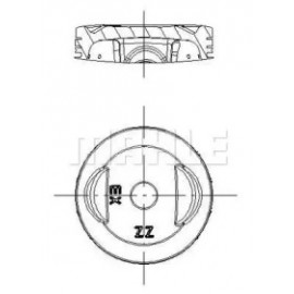 Поршень (виробн. Mahle)