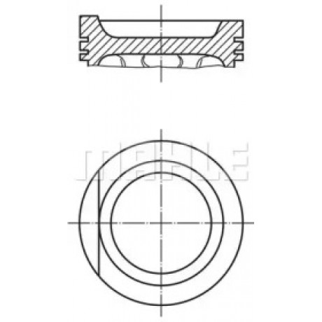 Поршень (виробн. Mahle)