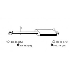 Вимикач, фара заднього ходу  DAEWOO, CHEVROLET (вир-во ERA)