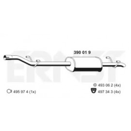 Насос рециркуляції води, система підігріву двигуна BMW 5 (F10)  10-  (Вир-во NRF)