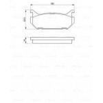 Торм колодки дискові (вир-во Bosch)  Торм колодки дискові (вир-во Bosch)