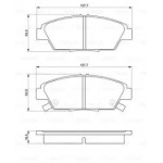 Торм колодки дискові (вир-во Bosch) 