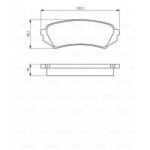 Торм колодки дискові (вир-во Bosch) 