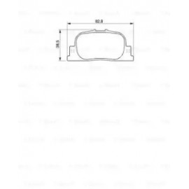 Торм колодки дискові (вир-во Bosch)