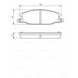 Торм колодки дискові (вир-во Bosch)