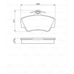 Торм колодки дискові (вир-во Bosch) 