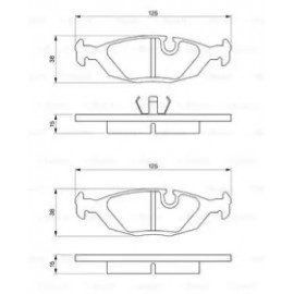 Торм колодки дискові (вир-во Bosch)