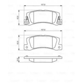 Торм колодки дискові (вир-во Bosch)