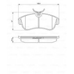 Торм колодки дискові (вир-во Bosch) 