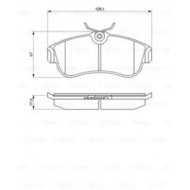 Торм колодки дискові (вир-во Bosch)  Торм колодки дискові (вир-во Bosch)