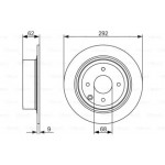 Диск гальмівний (вир-во Bosch)  Диск гальмівний (вир-во Bosch)