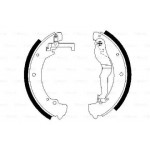 Колодка гальм. барабан. VW Transporter T4 (вир-во Bosch)  Колодка гальм. барабан. VW Transporter T4 (вир-во Bosch)