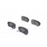 Колодка гальм. HYUNDAI Accent, i30, задн. (вир-во Bosch) 