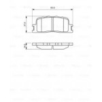 Колодки гальмівні задні (вир-во Bosch)  Колодки гальмівні задні (вир-во Bosch)