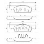 Колодки гальмівні (вир-во Bosch) 
