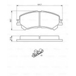 Колодки гальмівні (вир-во Bosch)  Колодки гальмівні (вир-во Bosch)