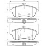 Колодки гальмівні (вир-во Bosch)  Колодки гальмівні (вир-во Bosch)