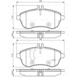 Колодки гальмівні (вир-во Bosch)