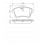Колодки гальмівні (вир-во Bosch) 