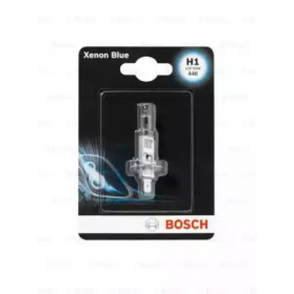 Лампа накаливания H1 12V 55W P14,5s XENON BLUE (пр-во Bosch)