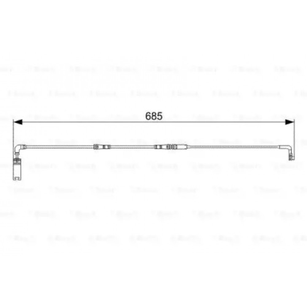 Датчик зносу задн.торм.накладок BMW 5 (Е60) 6 (Е63, Е64) (вир-во Bosch)
