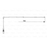 Датчик зносу колодок Land Rover RANGE ROVER III (вир-во Bosch)  Датчик зносу колодок Land Rover RANGE ROVER III (вир-во Bosch)