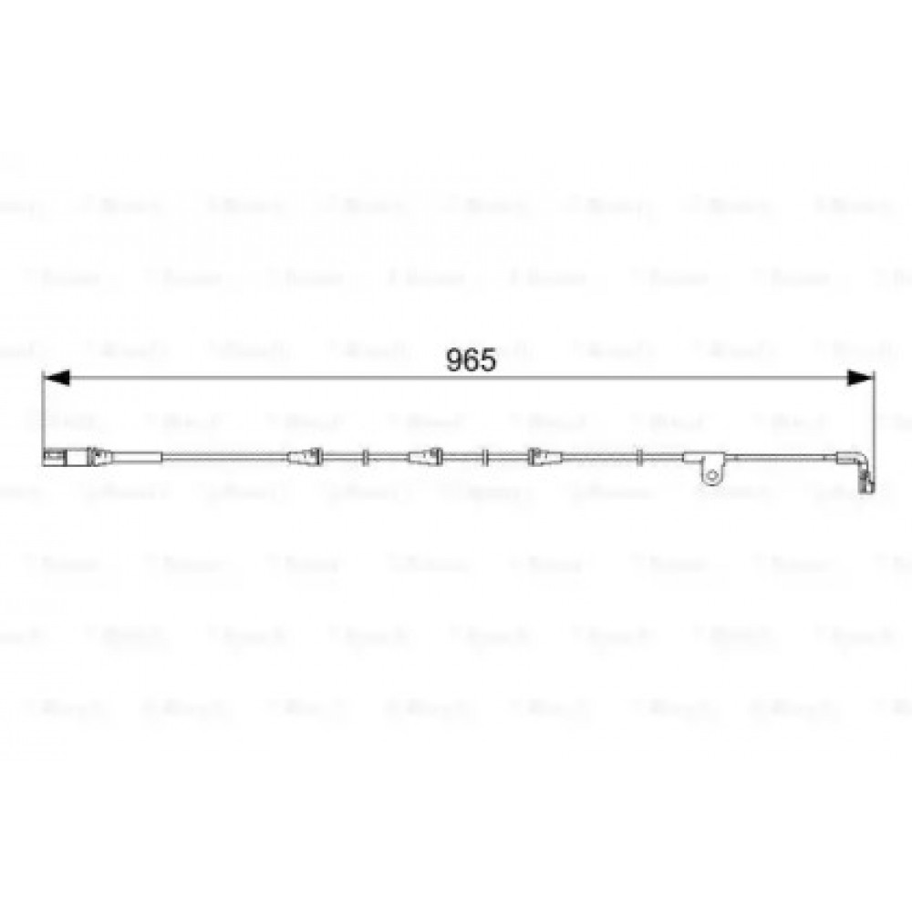 Датчик зносу колодок передн. BMW X5 (E70), X6 (E71,E72) (вир-во Bosch)