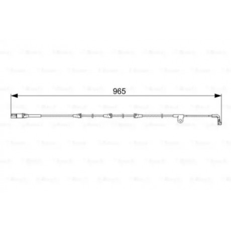 Датчик зносу колодок передн. BMW X5 (E70), X6 (E71,E72) (вир-во Bosch)
