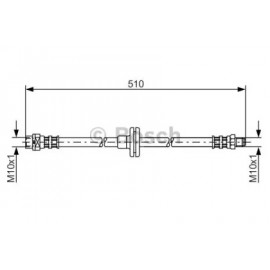 Гальмівний шланг (вир-во Bosch)