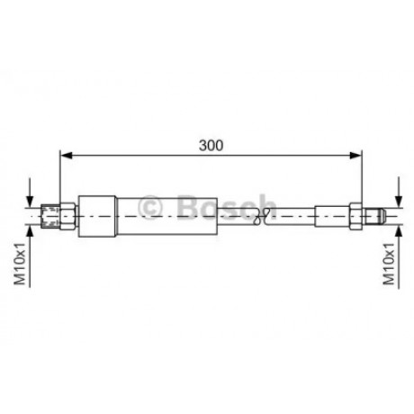 Шланг тормозной BMW, RENAULT передн. (пр-во Bosch)