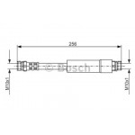 Гальмівний шланг (вир-во Bosch) 