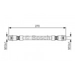 Гальмівний шланг (вир-во Bosch) 