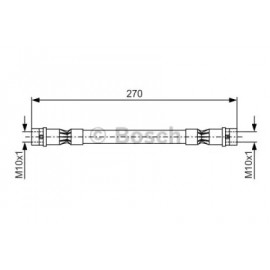 Гальмівний шланг (вир-во Bosch)