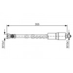 Гальмівний шланг (вир-во Bosch) 