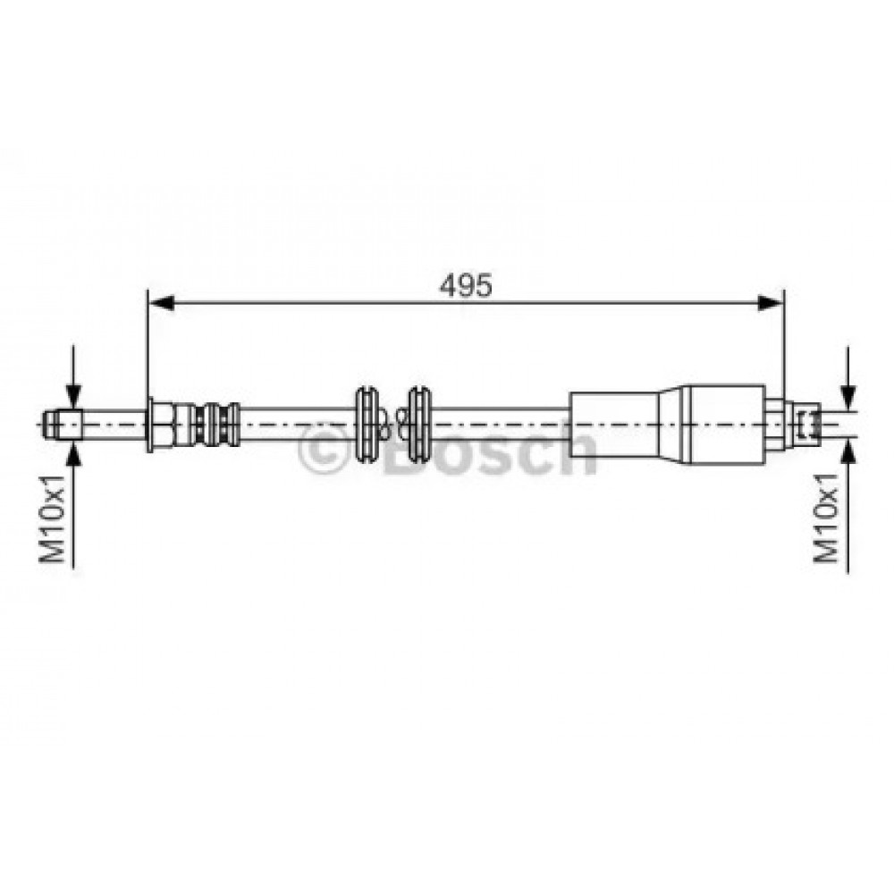 Гальмівній шланг (вир-во Bosch)