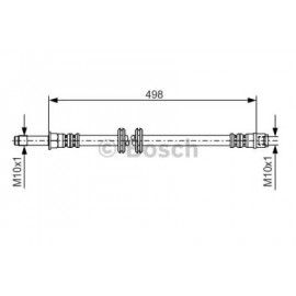 Гальмівний шланг (вир-во Bosch)