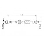 Шланг гальмівний (вир-во Bosch)  Шланг гальмівний (вир-во Bosch)