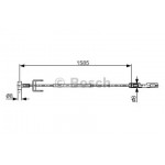 Трос гальма (вир-во Bosch) 