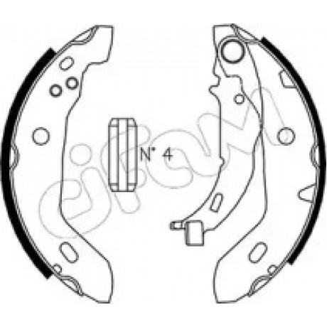 Колодка гальм. барабан. (вир-во Cifam)