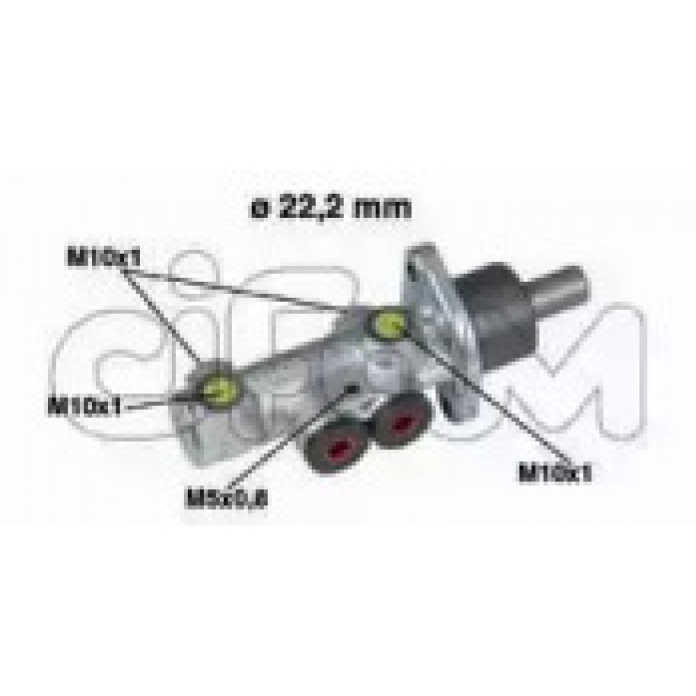 Головний гальмівний циліндр (вир-во Cifam)