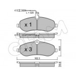 Колодки гальмівні (вир-во Cifam)  Колодки гальмівні (вир-во Cifam)
