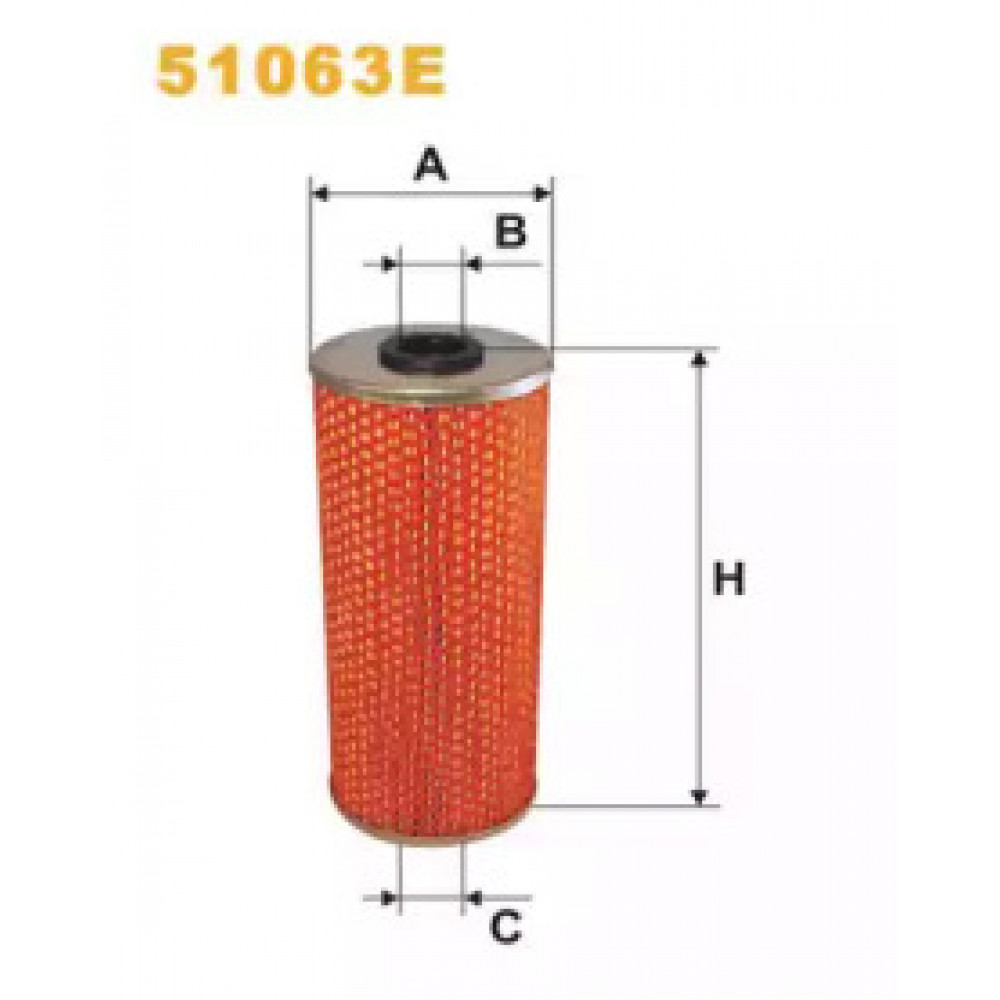 Фільтр масляний MB (вир-во WIX-Filtron UA) 51063E/OM513