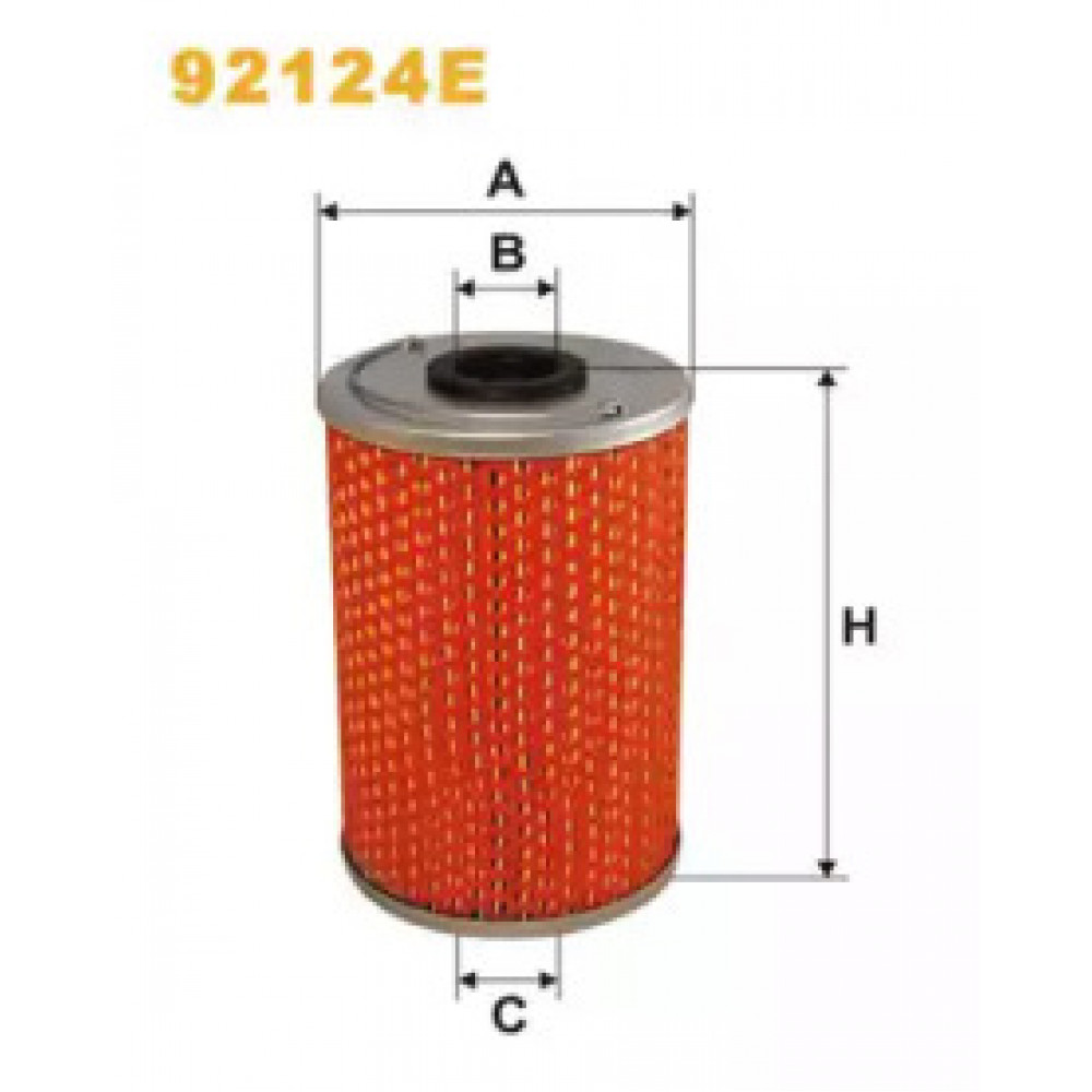 Фільтр масл.  (пр-во WIX-Filtron UA) 92124E/WL7282/OM516/2