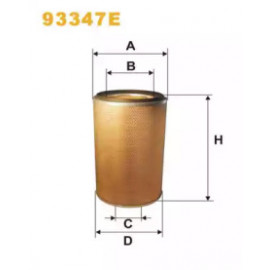 Фільтр повітряний RENAULT (Truck) (вир-во WIX-Filtron UA) 93347E/AM401/2
